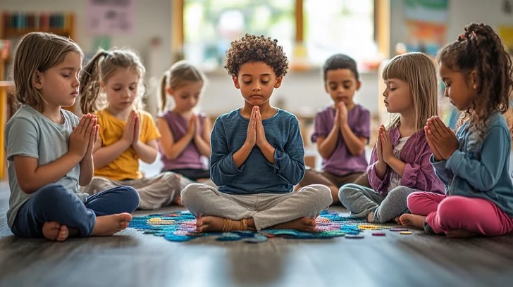 children-practicing-mindfulness-stockcake